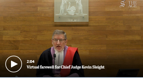 RetiringWADistrict CourtChiefJudgeKevinSleightGivesHisFarewellSpeechInWA'sFirstVirtualCeremonyDueToTheCovidPandemic
