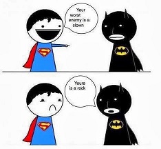 Superman&BatmanFunnyPhoto